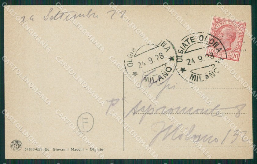 Varese Olgiate Olona cartolina QK5809 – retro