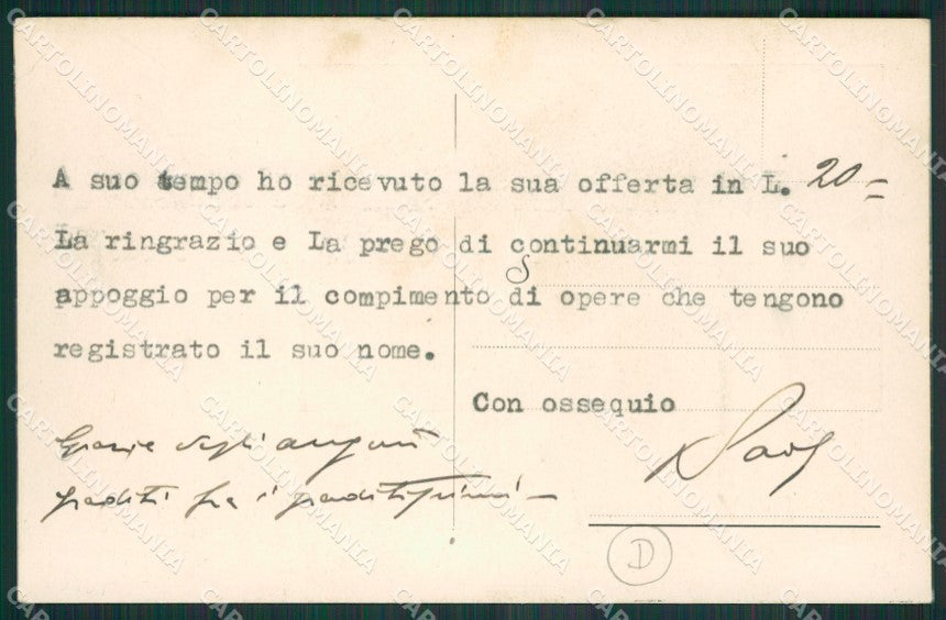 Varese Busto Arsizio cartolina QK5820 – retro