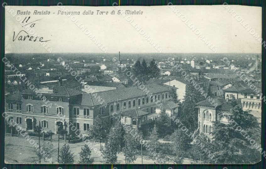 Varese Busto Arsizio RIFILATA cartolina QK5834 – fronte