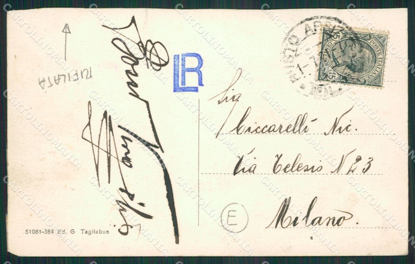 Varese Busto Arsizio RIFILATA cartolina QK5834 – retro