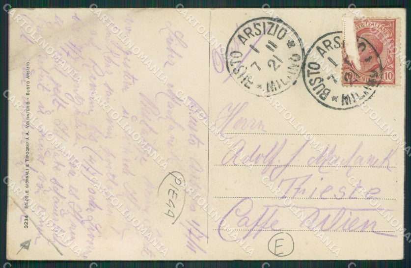 Varese Busto Arsizio PIEGA cartolina QK5836 – retro