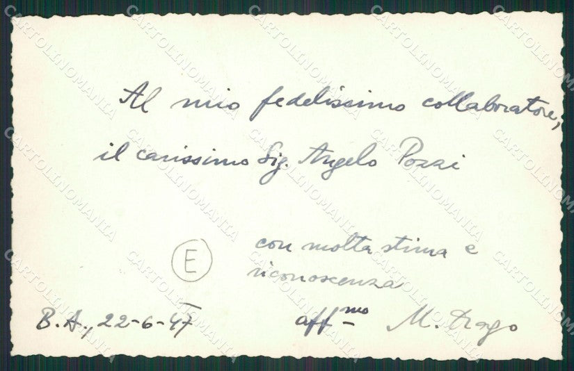 Varese Busto Arsizio RETRO BIANCO Foto cartolina QK5837 – retro