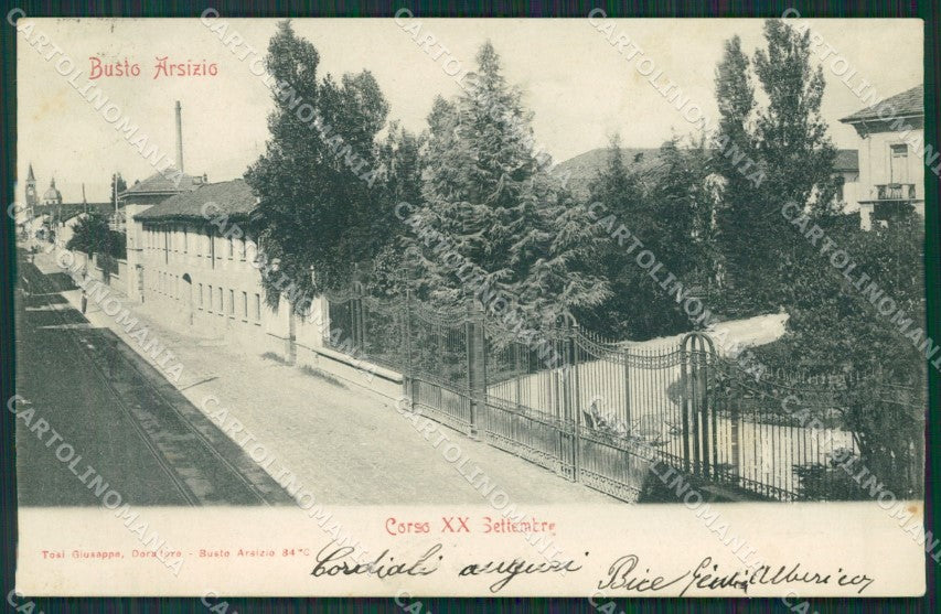 Varese Busto Arsizio cartolina QK5858 – fronte