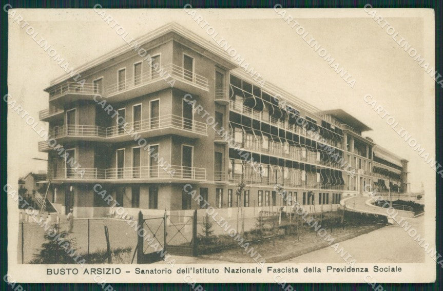Varese Busto Arsizio Fascismo cartolina QK5866 – fronte