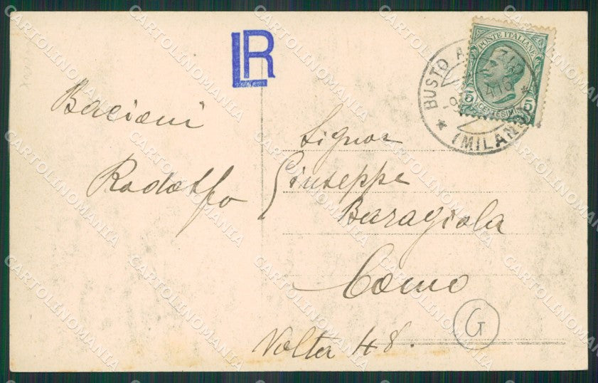 Varese Busto Arsizio cartolina QK5869 – retro