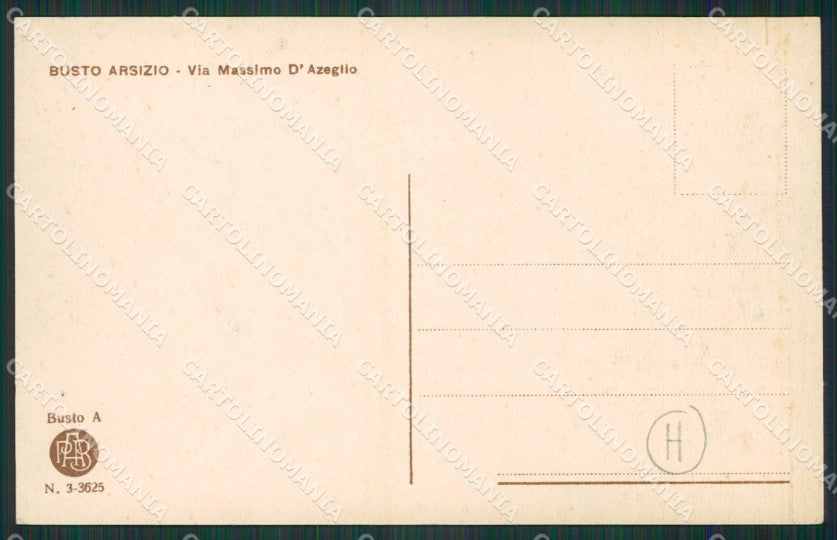 Varese Busto Arsizio cartolina QK5881 – retro