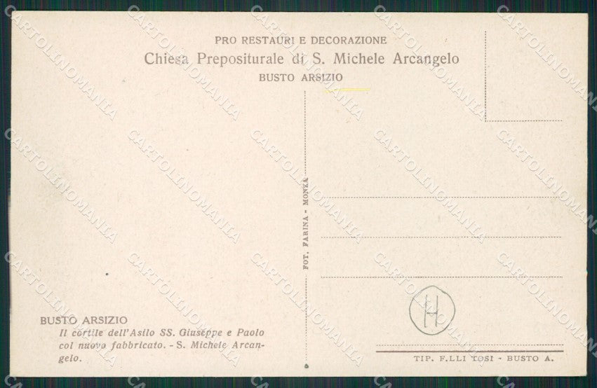 Varese Busto Arsizio cartolina QK5883 – retro