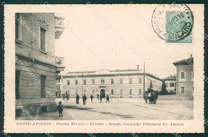 Varese Busto Arsizio cartolina QK5884 – fronte