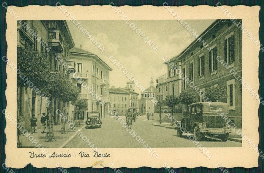 Varese Busto Arsizio RIPARATA cartolina QK5891 – fronte