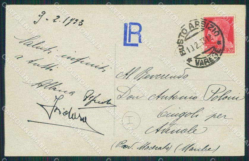 Varese Busto Arsizio cartolina QK5904 – retro