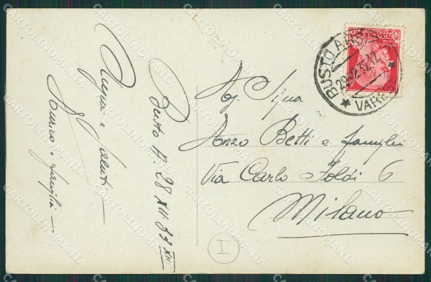 Varese Busto Arsizio cartolina QK5905 – retro