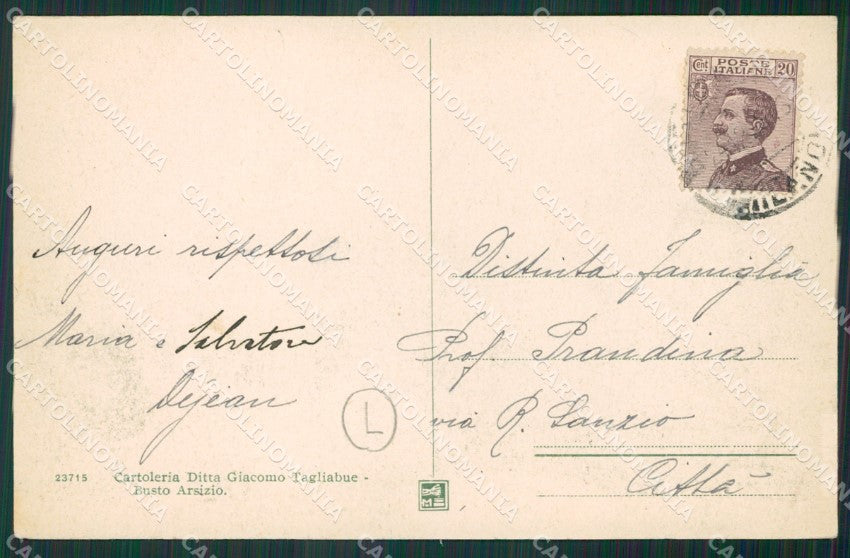 Varese Busto Arsizio cartolina QK5917 – retro