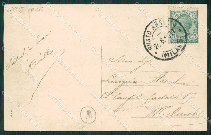 Varese Busto Arsizio cartolina QK5919 – retro