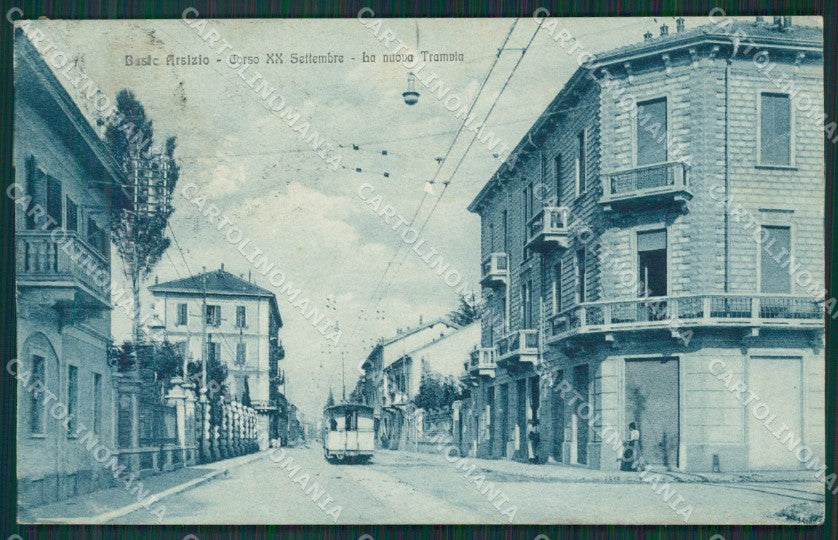 Varese Busto Arsizio Tram SCOLLATA cartolina QK5931 – fronte
