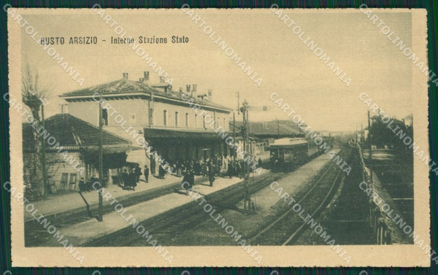 Varese Busto Arsizio Stazione Treno STRAPPO cartolina QK5937 – fronte