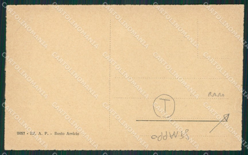 Varese Busto Arsizio Stazione Treno STRAPPO cartolina QK5937 – retro