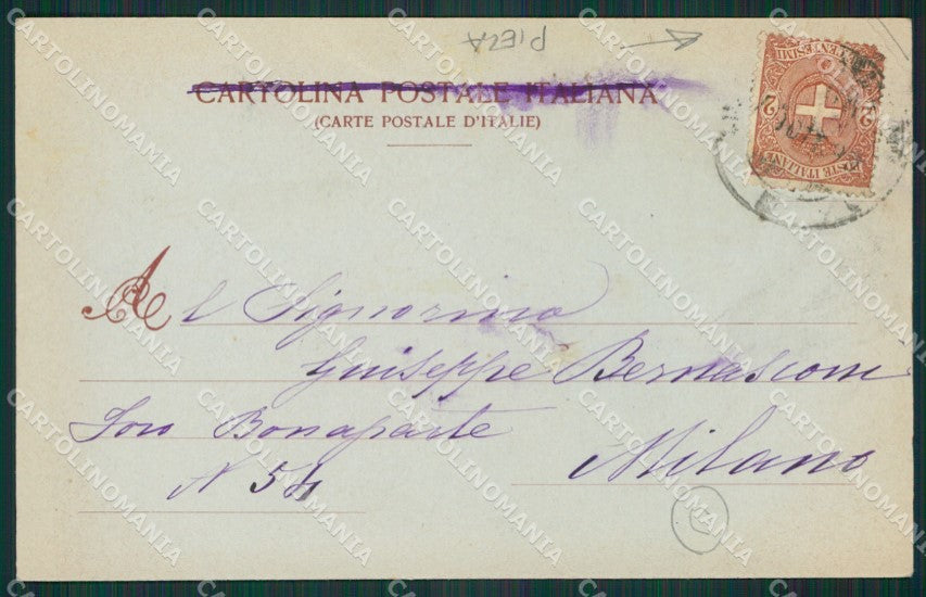 Varese Gallarate Chiaro di Luna PIEGA cartolina QK5939 – retro