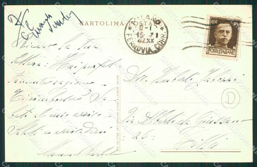 Varese Gallarate cartolina QK5941 – retro