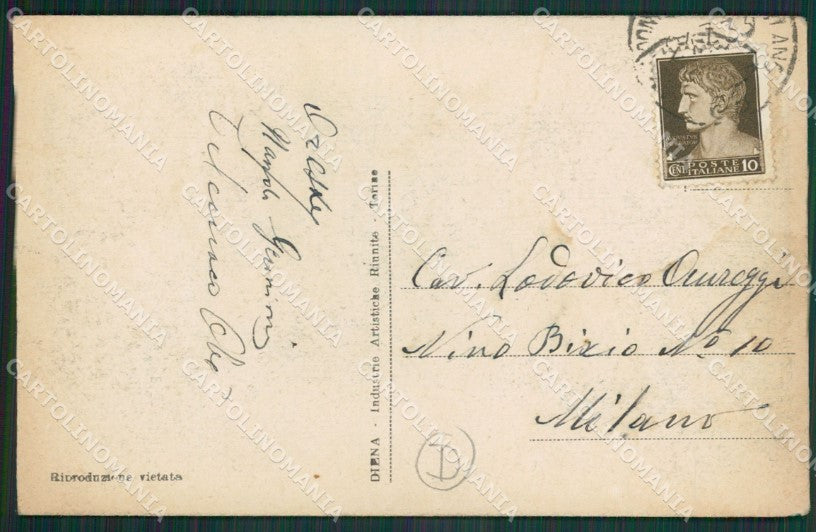 Varese Gallarate PIEGA cartolina QK5944 – retro