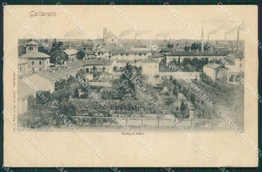 Varese Gallarate PIEGA cartolina QK5947 – fronte