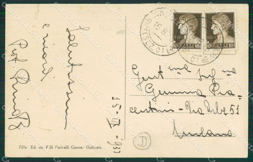 Varese Gallarate cartolina QK5953 – retro