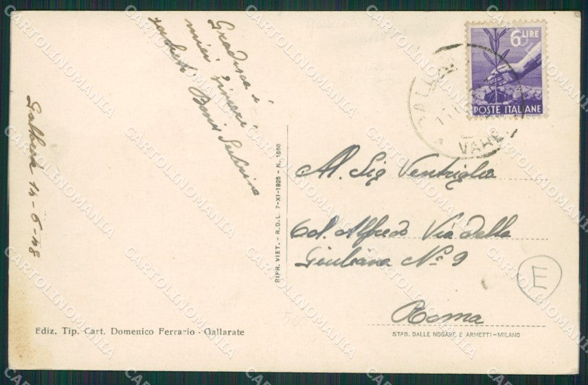 Varese Gallarate MACCHIA cartolina QK5965 – retro