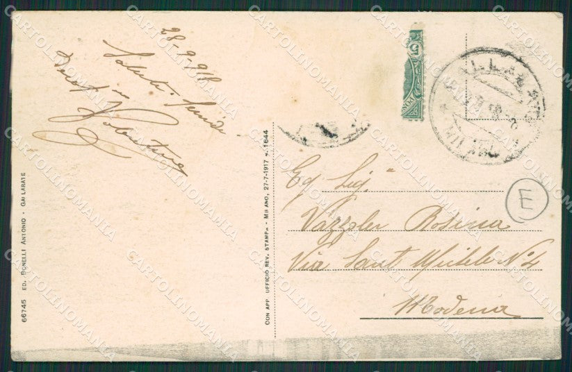 Varese Gallarate cartolina QK5968 – retro