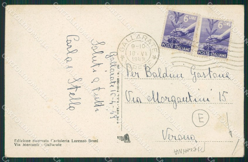 Varese Gallarate PIEGHINA cartolina QK5974 – retro