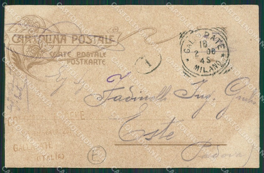 Varese Gallarate cartolina QK5983 – retro