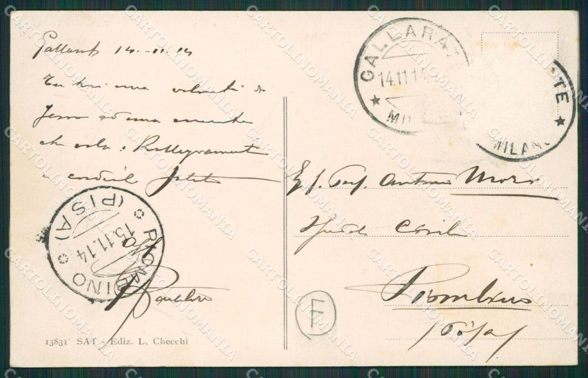 Varese Gallarate cartolina QK5995 – retro