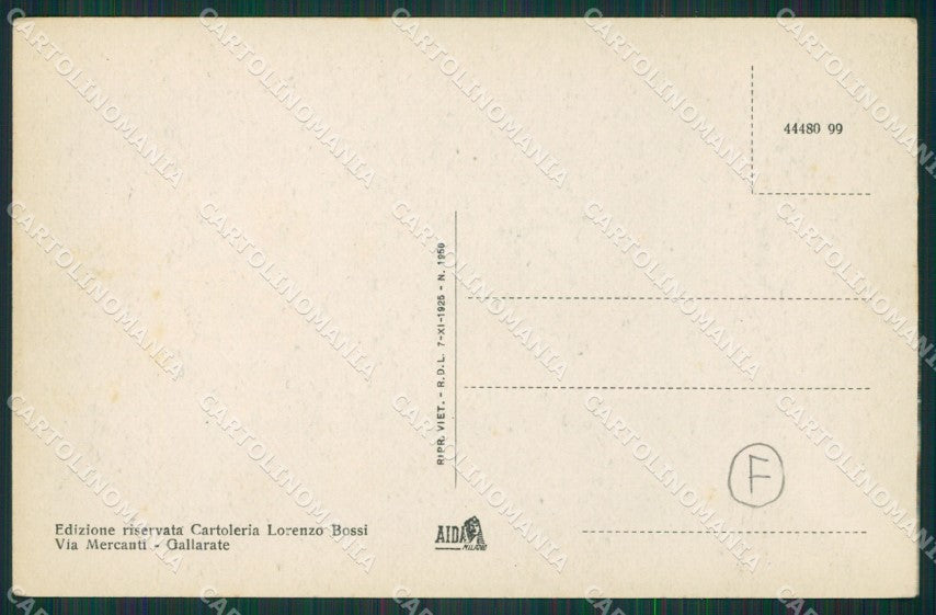 Varese Gallarate cartolina QK5997 – retro