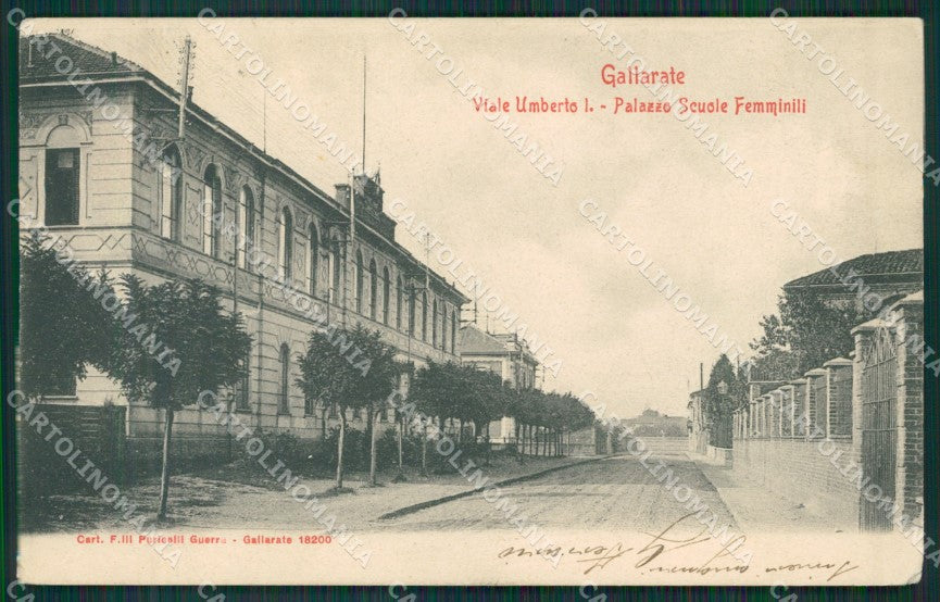 Varese Gallarate cartolina QK5998 – fronte