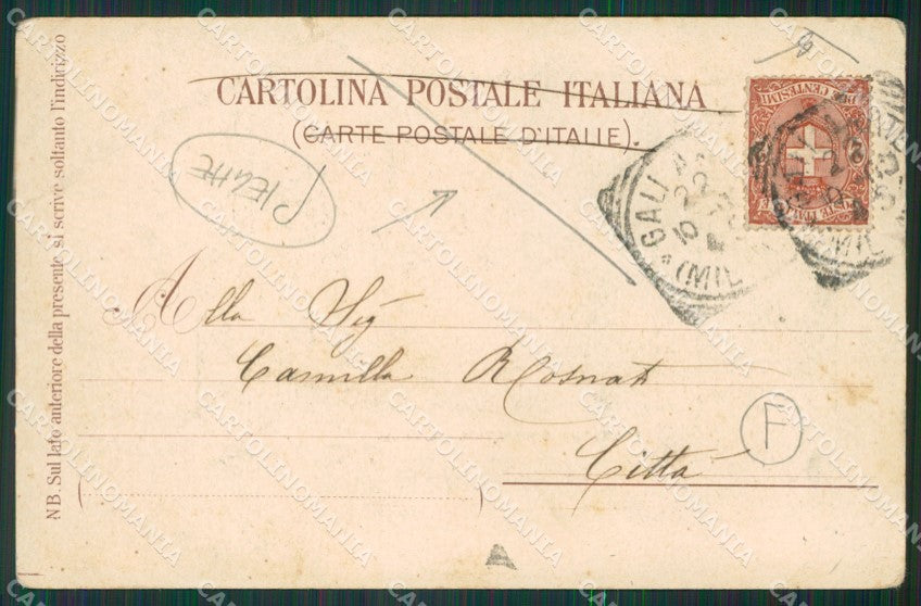 Varese Gallarate PIEGHE cartolina QK6000 – retro