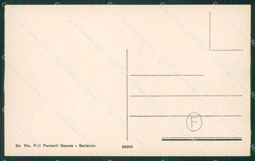 Varese Gallarate Aviazione cartolina QK6003 – retro