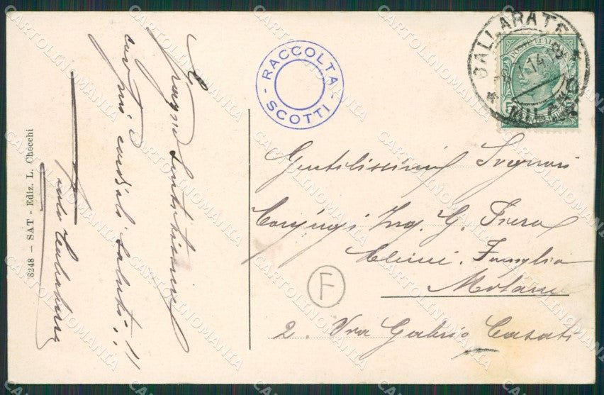 Varese Gallarate cartolina QK6008 – retro