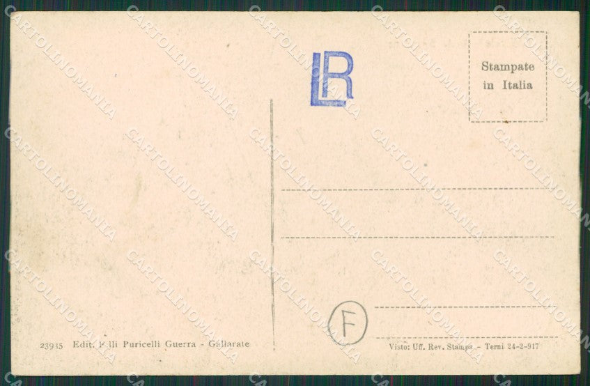 Varese Gallarate cartolina QK6011 – retro