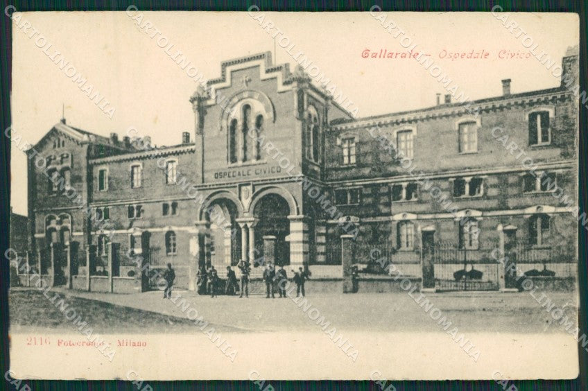 Varese Gallarate PIEGA cartolina QK6012 – fronte