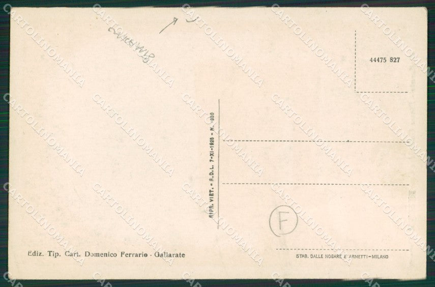 Varese Gallarate STRAPPINO cartolina QK6016 – retro