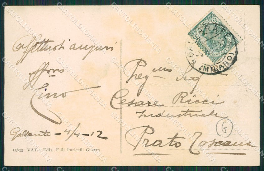Varese Gallarate cartolina QK6024 – retro