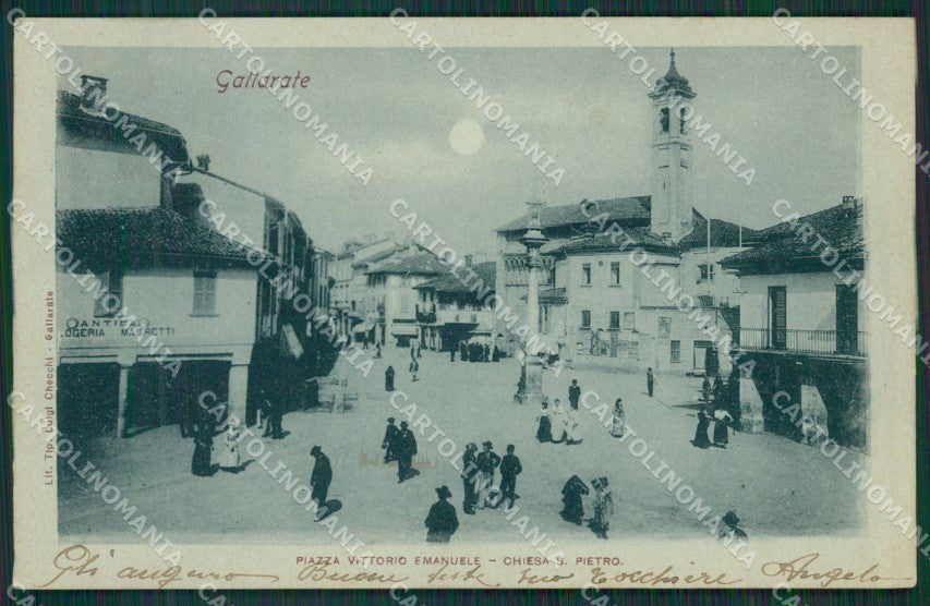 Varese Gallarate Chiaro di Luna cartolina QK6027 – fronte