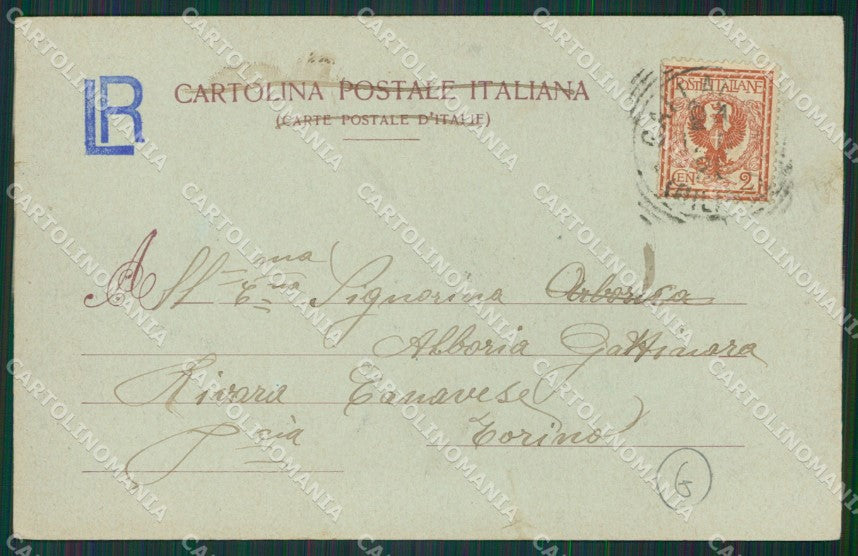 Varese Gallarate Chiaro di Luna cartolina QK6027 – retro