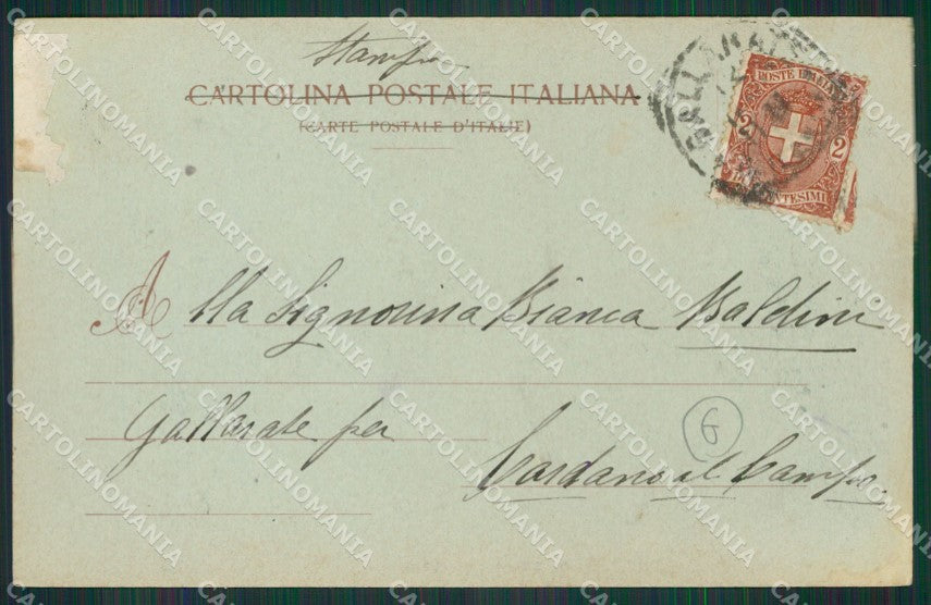 Varese Gallarate Chiaro di Luna cartolina QK6028 – retro