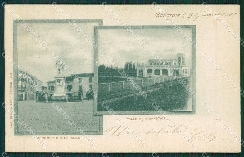 Varese Gallarate Garibaldi cartolina QK6029 – fronte