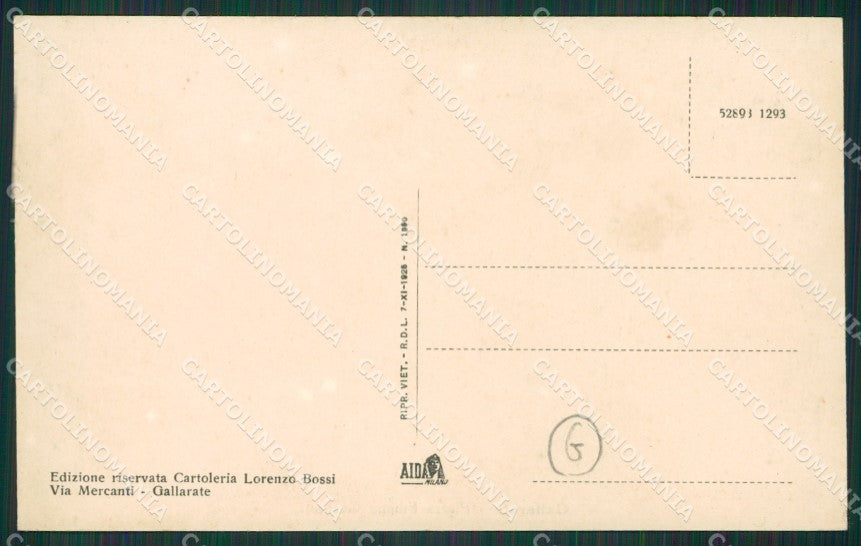 Varese Gallarate cartolina QK6035 – retro