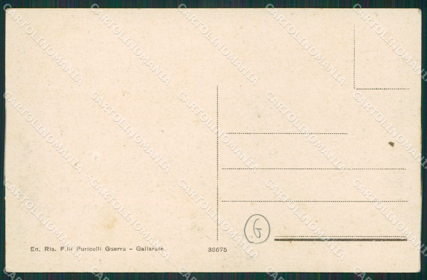 Varese Gallarate cartolina QK6036 – retro