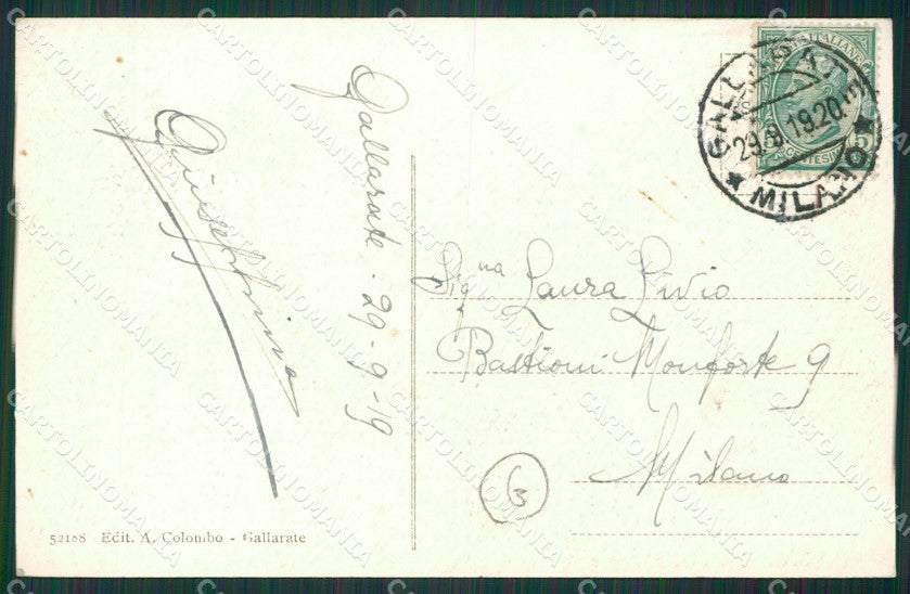 Varese Gallarate cartolina QK6042 – retro