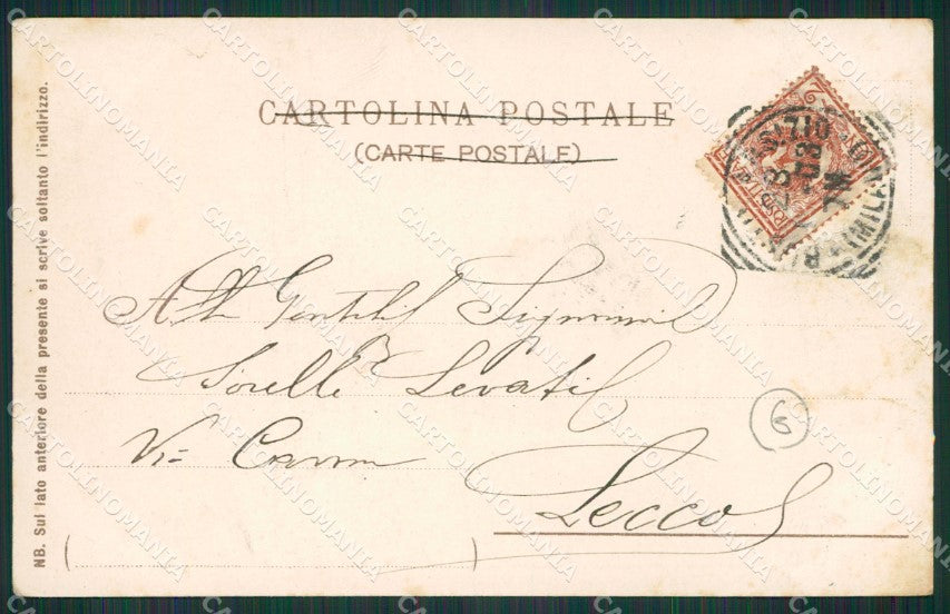 Varese Gallarate Stazione Treno cartolina QK6043 – retro