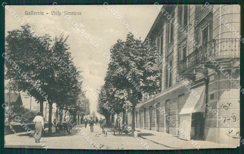 Varese Gallarate RIFILATA PIEGA cartolina QK6045 – fronte