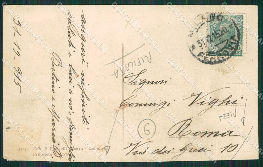 Varese Gallarate RIFILATA PIEGA cartolina QK6045 – retro