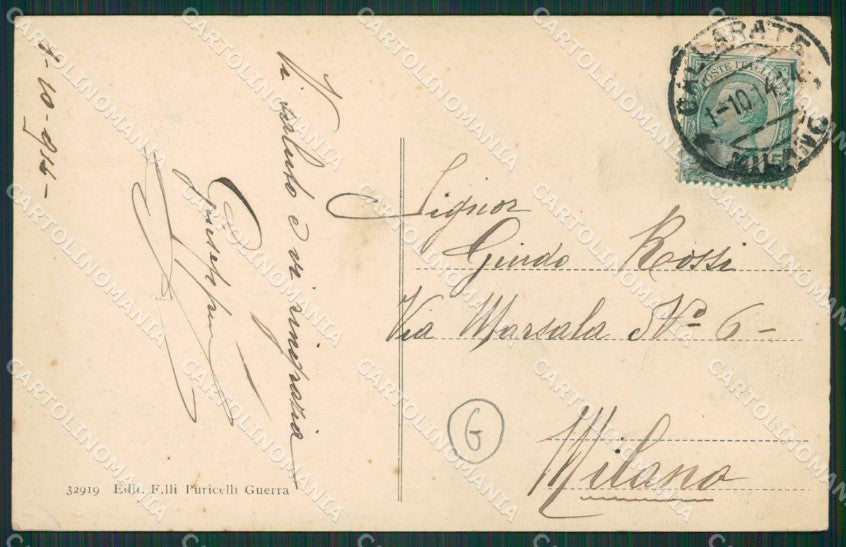 Varese Gallarate cartolina QK6048 – retro